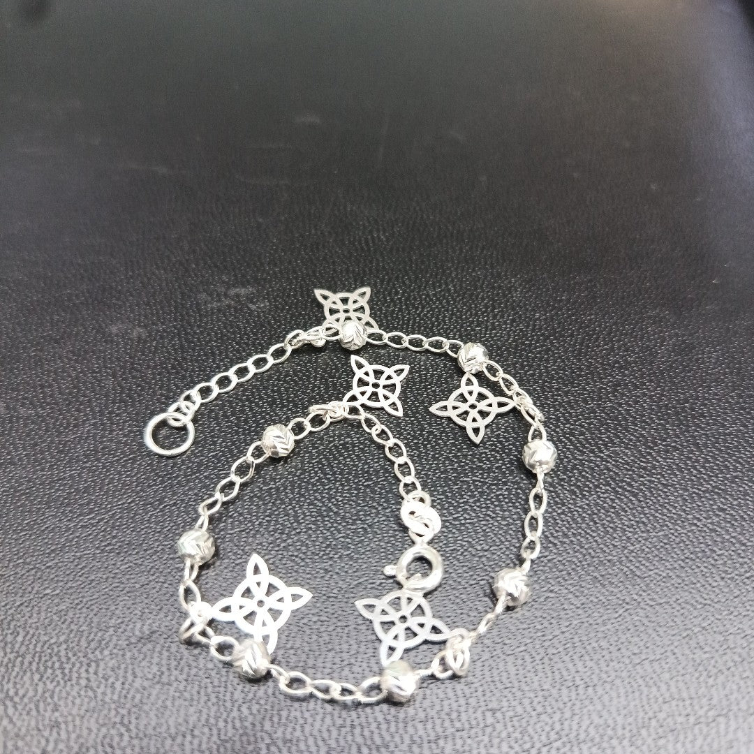 PULSERA TEJIDO ESPECIAL PLATA .925 18 CM 3.2 GR (NUEVO)