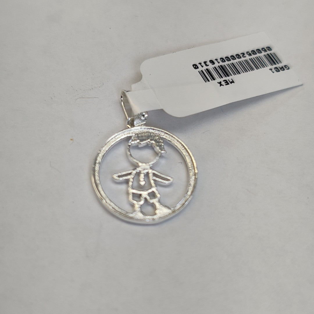 DIJE NIÑO PLATA .925 2 GR (NUEVO)