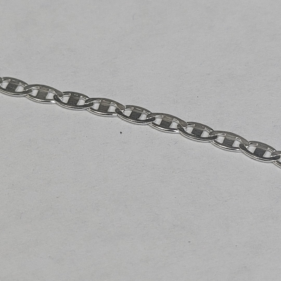 CADENA TEJIDO ESPEJO PLATA .925 55 CM 4.1 GR (NUEVO)