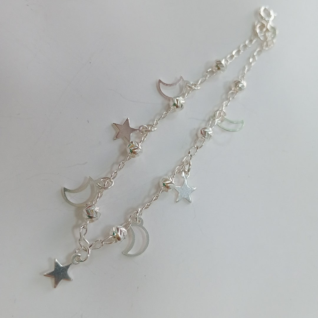 PULSERA TEJIDO TEJIDO ESPECIAL PLATA .925 18 CM 3.1 GR (NUEVO)