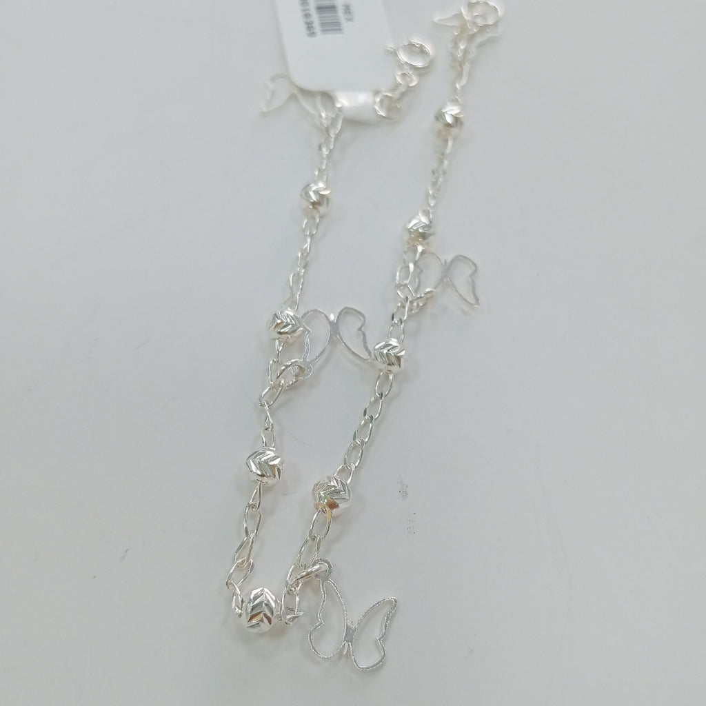 PULSERA TEJIDO ESPECIAL PLATA .925 18 CM 2.8 GR (NUEVO)
