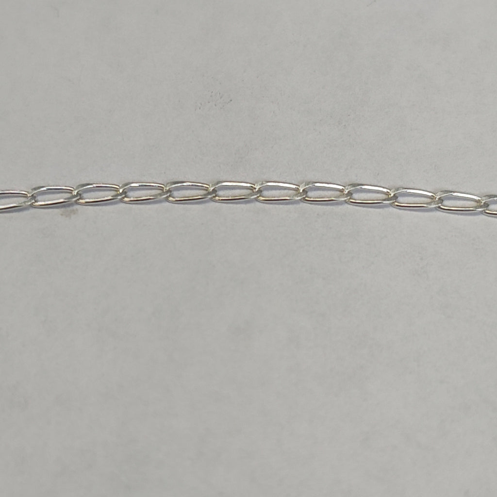 CADENA TEJIDO ESLABONES PLATA .925 55 CM 2.9 GR (NUEVO)