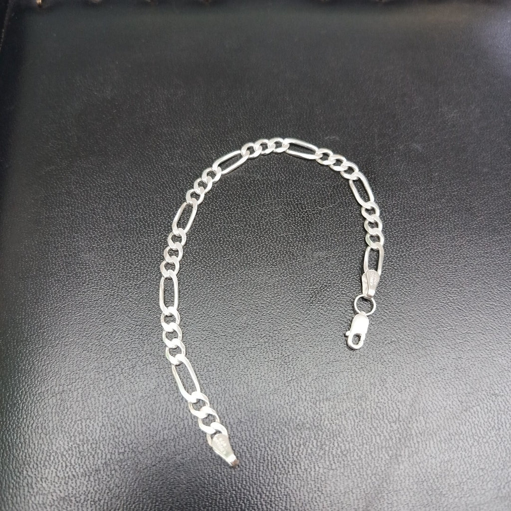 PULSERA TEJIDO 3X1 PLATA .925 18 CM 5 GR (NUEVO)