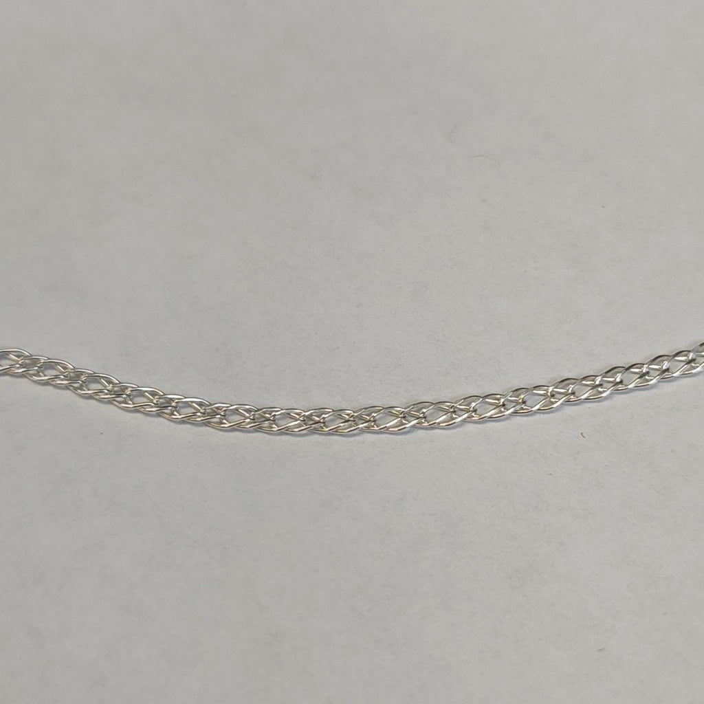 CADENA TEJIDO ESLABONES PLATA .925 50 CM 3.4 GR (NUEVO)