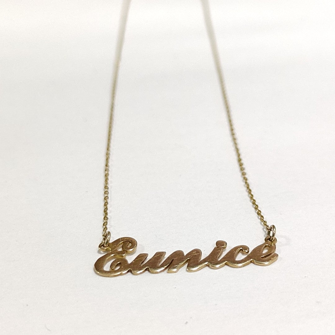 CADENA, DIJE ORO 14 K 1.8 GRMS (SEMINUEVO)