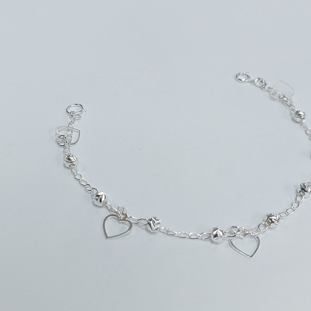 PULSERA TEJIDO ESPECIAL PLATA .925 18 CM 2.6 GR (NUEVO)