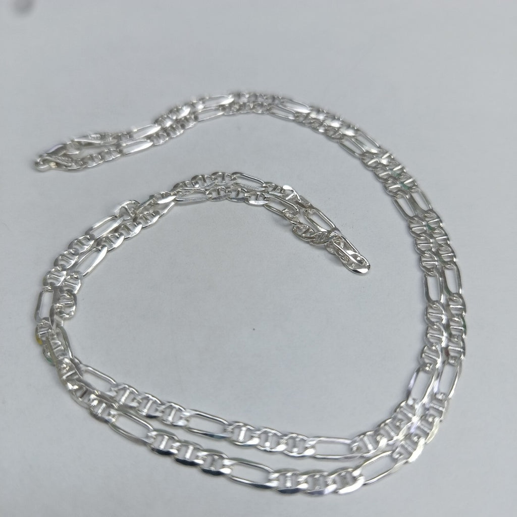CADENA TEJIDO MARINERO PLATA .925 55 CM 7.5 GR (NUEVO)
