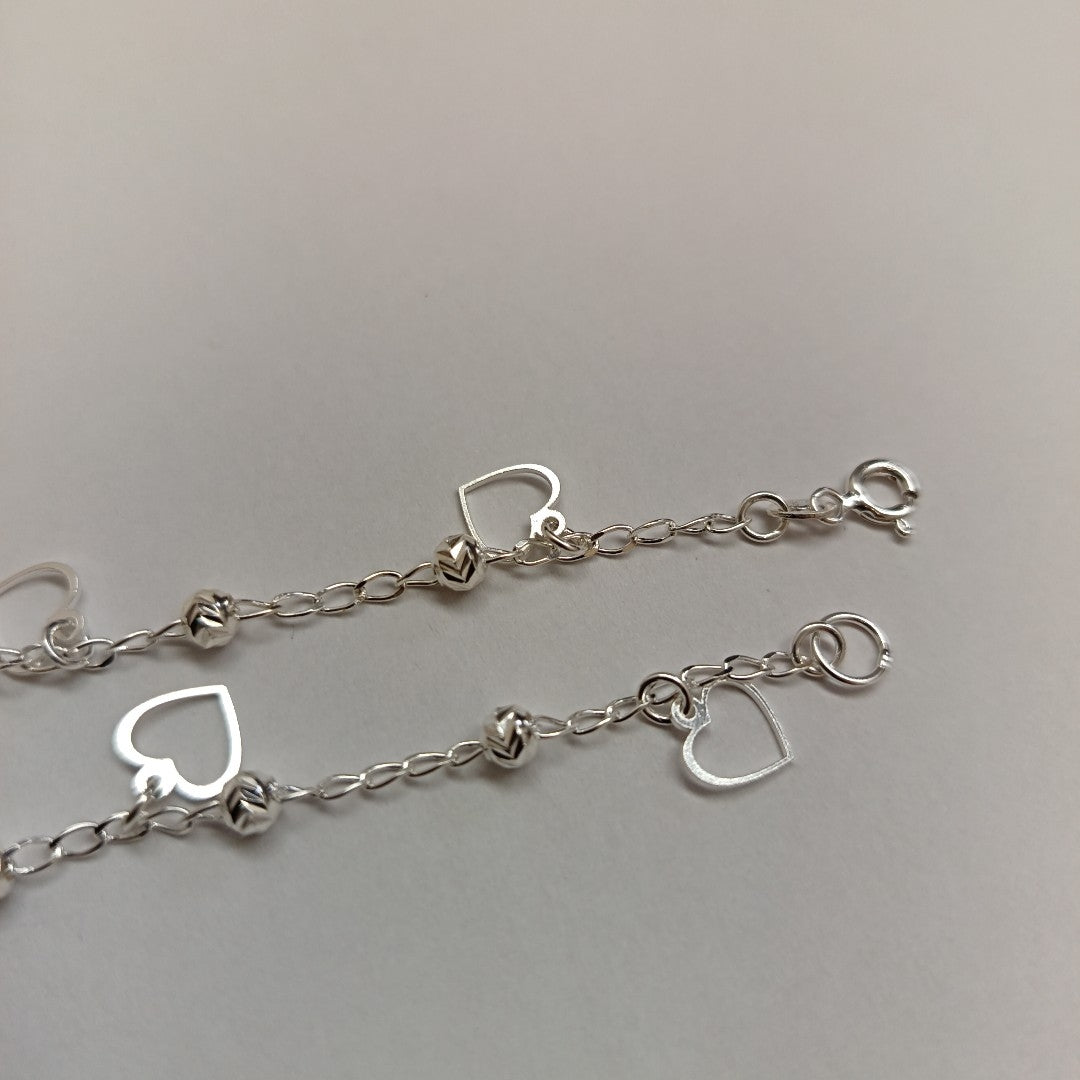 PULSERA TEJIDO ESPECIAL PLATA .925 18 CM 2.7 GR (NUEVO)