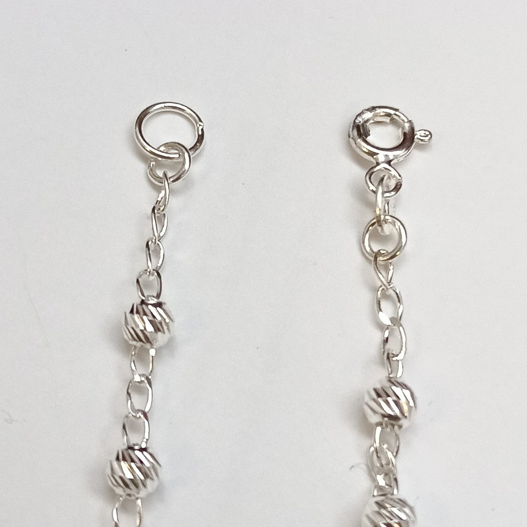 PULSERA TEJIDO ESPECIAL PLATA .925 18 CM 2.9 GR (NUEVO)