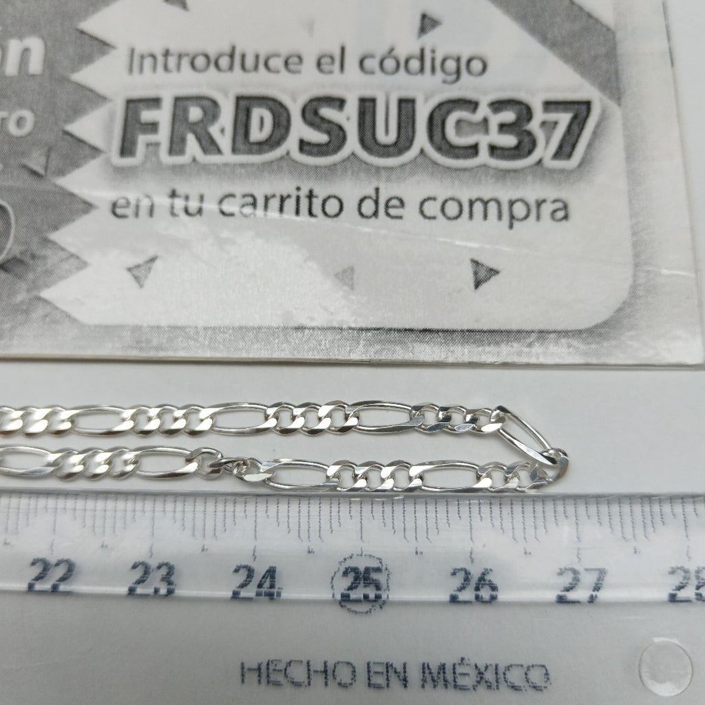 CADENA TEJIDO 3X1 PLATA .925 55 CM 7.5 GR (NUEVO)