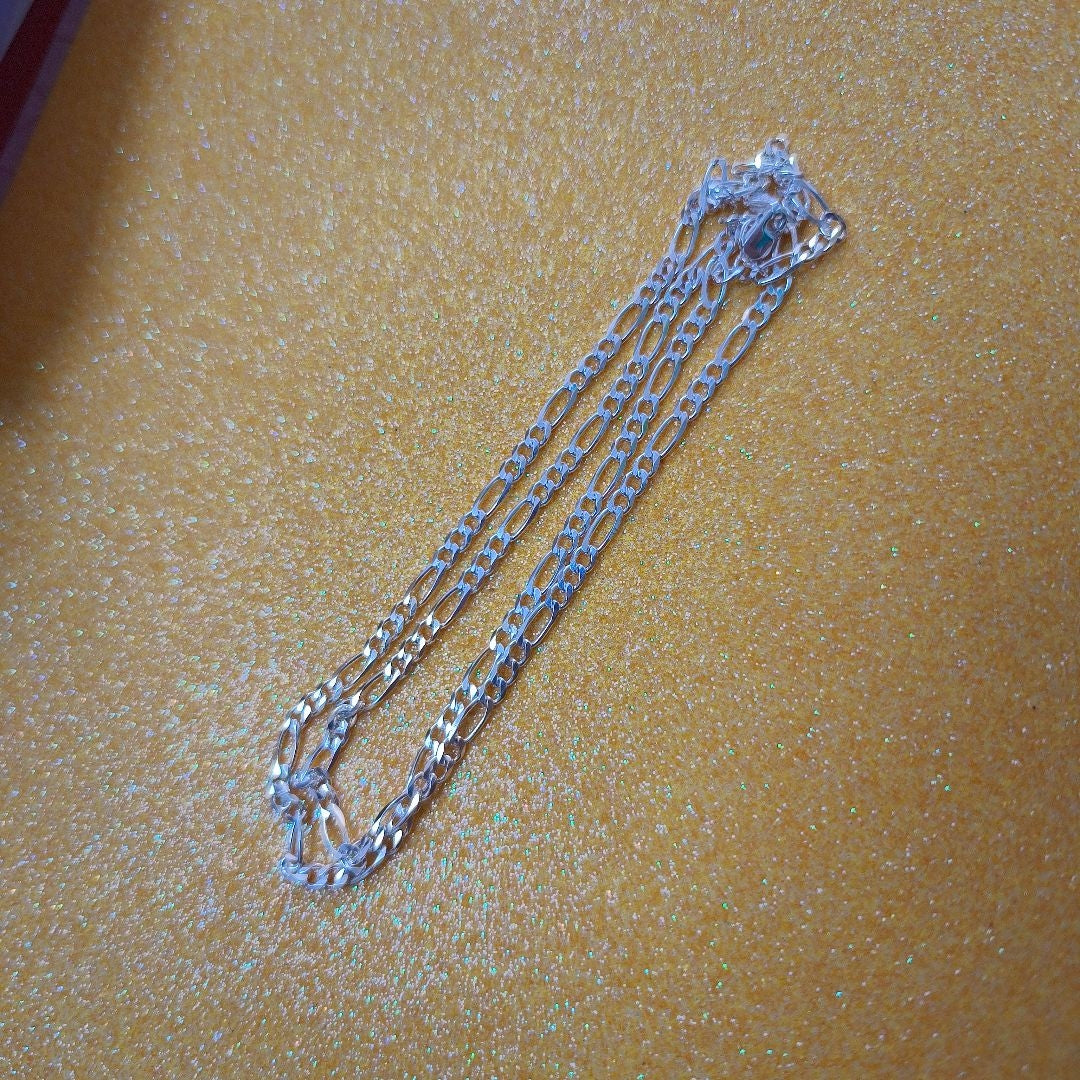 CADENA TEJIDO 3X1 PLATA .925 55 CM 7.7 GR (NUEVO)