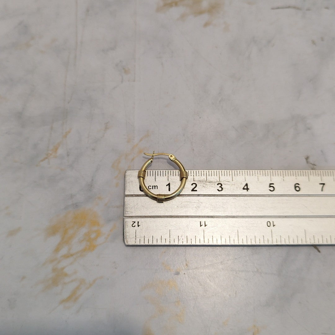 ARRACADAS PAR ORO 14 K 2.6 GRMS (SEMINUEVO)
