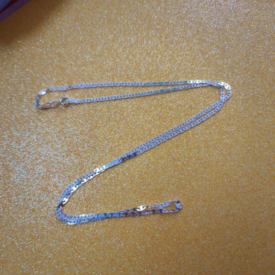 CADENA TEJIDO ESPEJO PLATA .925 60 CM 4.2 GR (NUEVO)