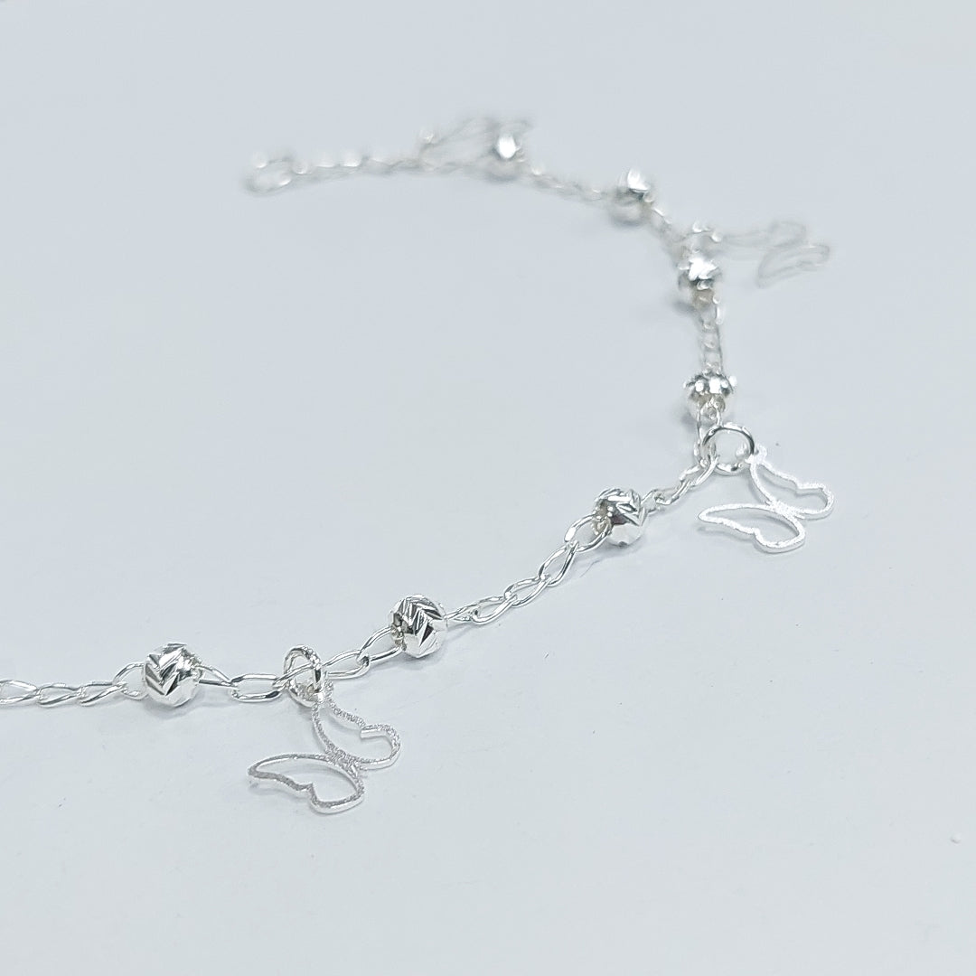 PULSERA TEJIDO ESPECIAL PLATA .925 18 CM 2.8 GR (NUEVO)