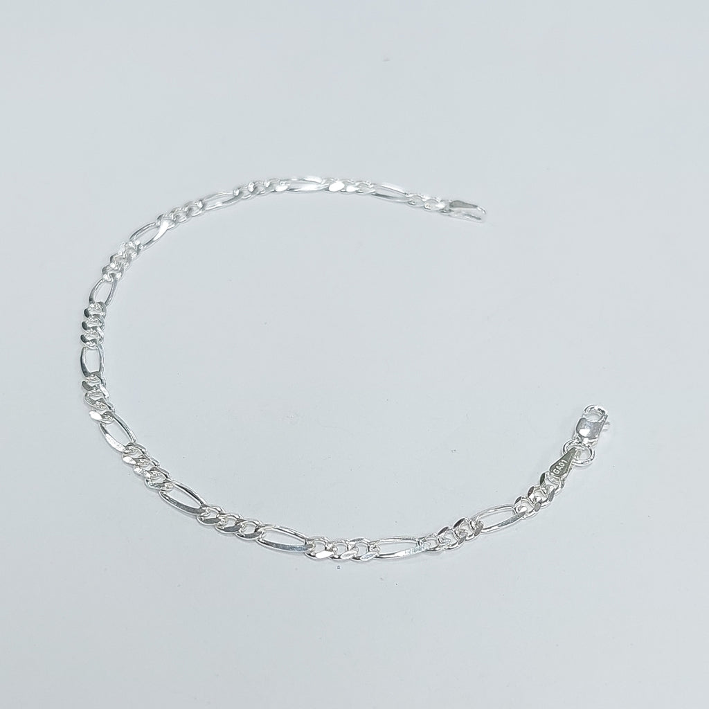 PULSERA TEJIDO 3X1 PLATA .925 18 CM 2.8 GR (NUEVO)