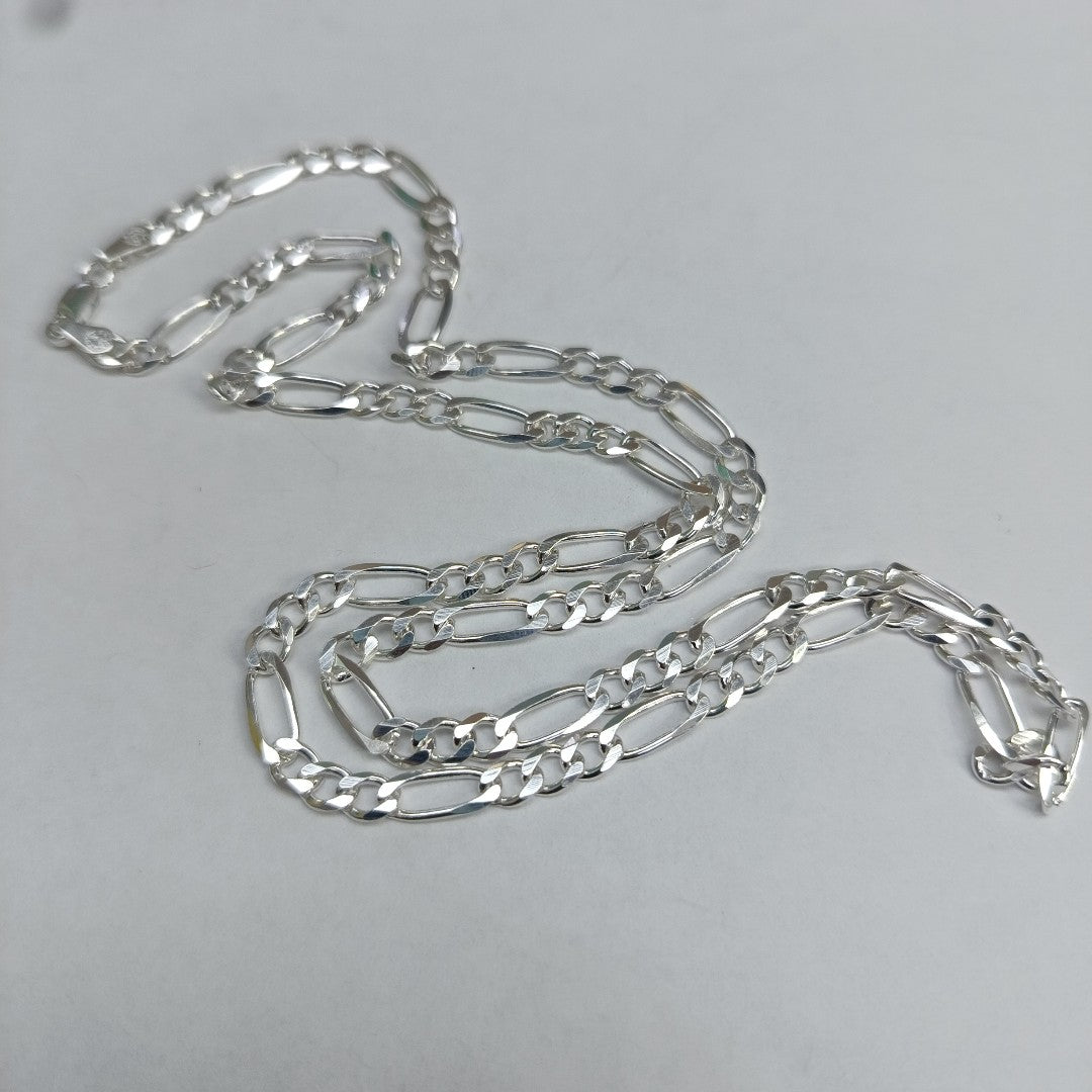 CADENA TEJIDO 3X1 PLATA .925 60 CM 17.6 GR (NUEVO)