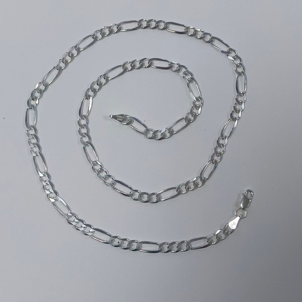CADENA TEJIDO 3X1 PLATA .925 55 CM 15.7 GR (NUEVO)