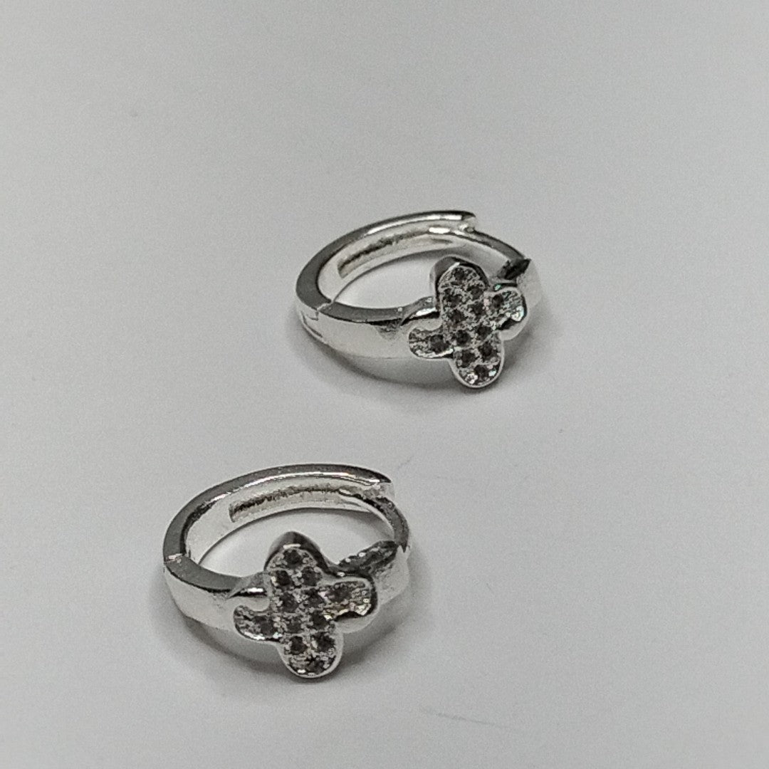 ARRACADAS C/CIRCONIAS PLATA .925 1.9 GR (NUEVO)