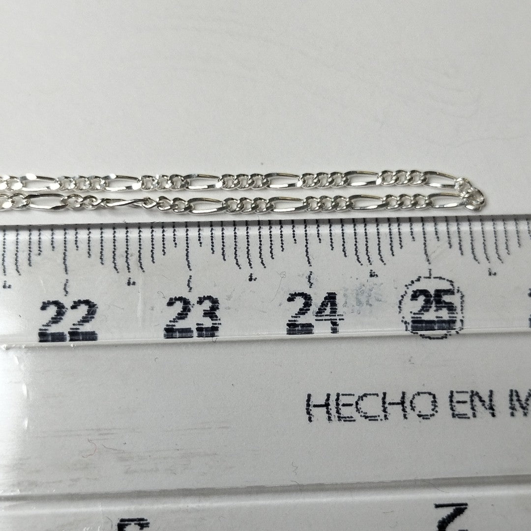 CADENA TEJIDO 3X1 PLATA .925 50 CM 2.2 GR (NUEVO)