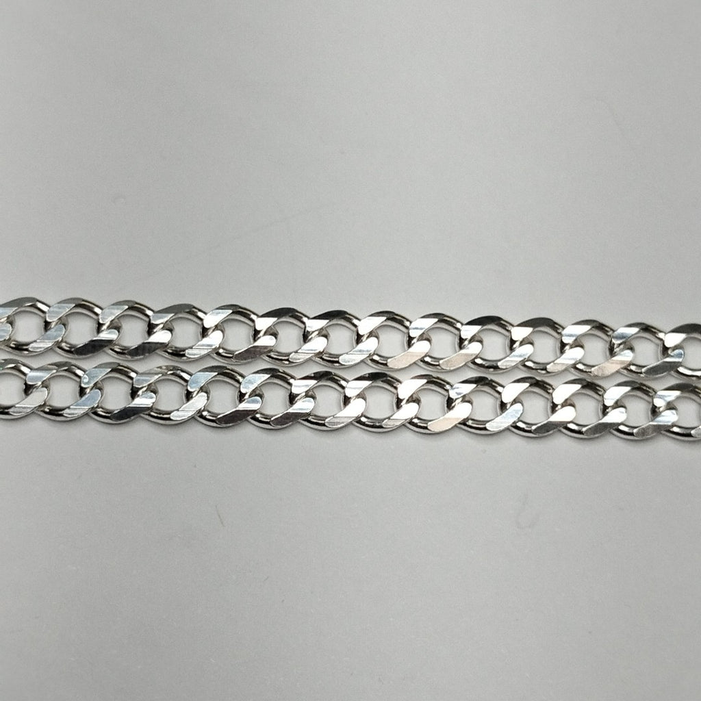 CADENA TEJIDO BARBADO PLATA .925 60 CM 12.9 GR (NUEVO)
