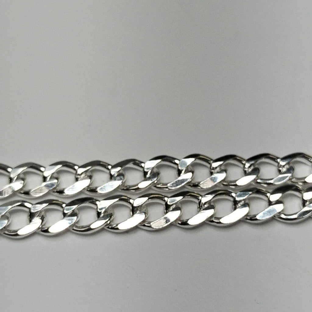CADENA TEJIDO BARBADO PLATA .925 55 CM 12 GR (NUEVO)
