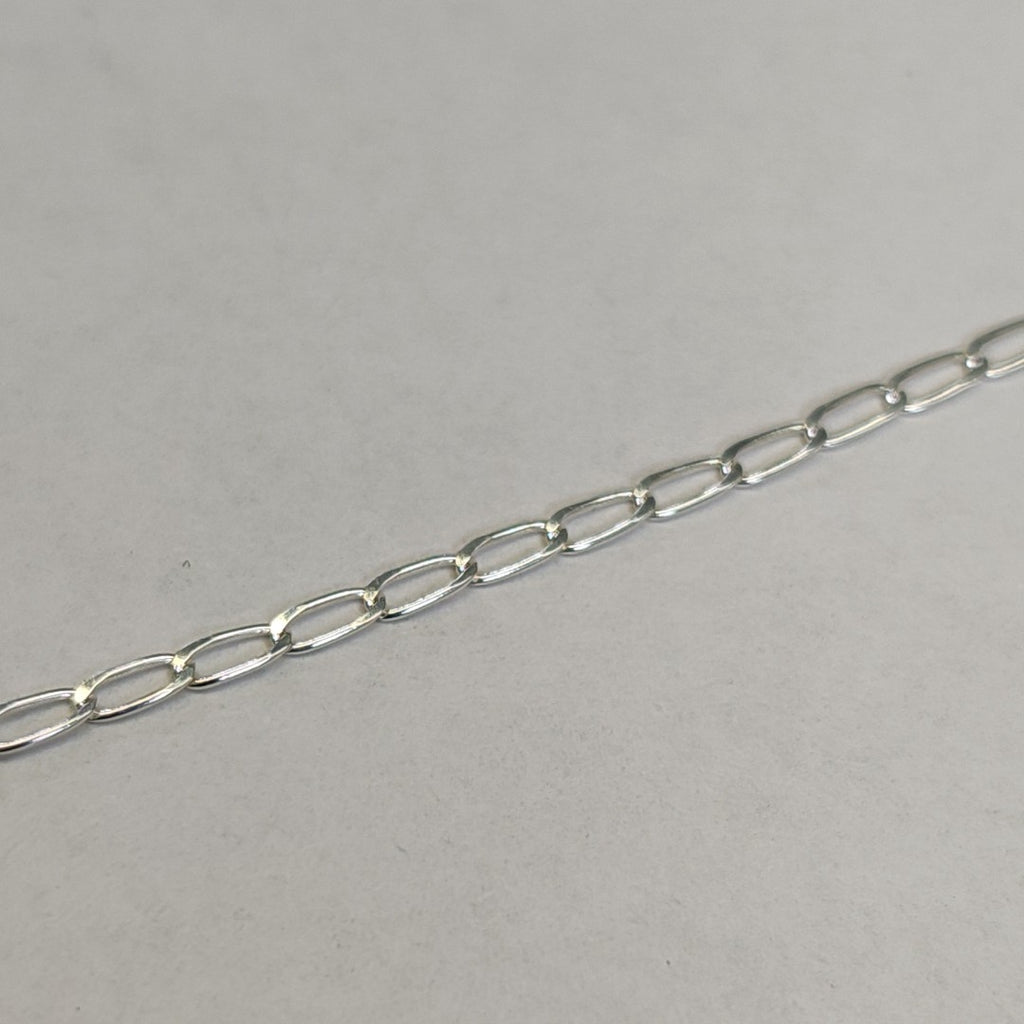 CADENA TEJIDO ESLABONES PLATA .925 60 CM 3.2 GR (NUEVO)