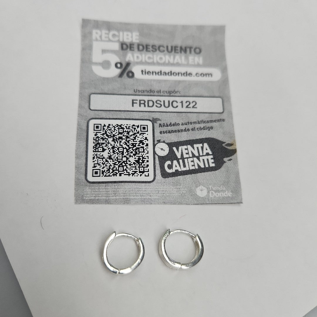 ARRACADAS PLATA .925 2.8 GR (NUEVO)