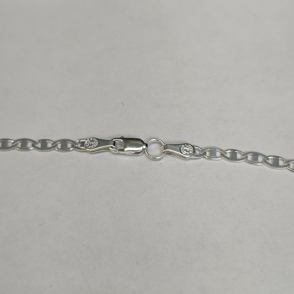 CADENA TEJIDO GUCHI PLATA .925 55 CM 8.3 GR (NUEVO)