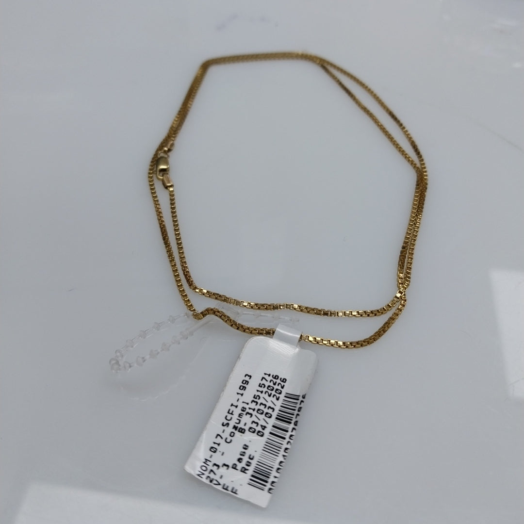 CADENA ORO 14 K 3.2 GRMS (SEMINUEVO)