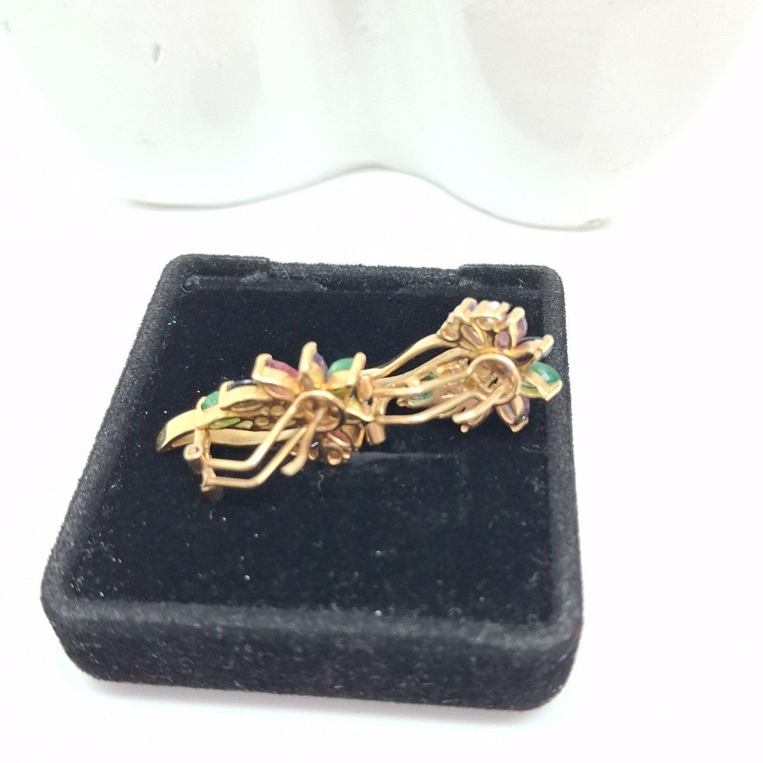 ARETES PAR ORO 14 K 6.7 GRMS (SEMINUEVO)