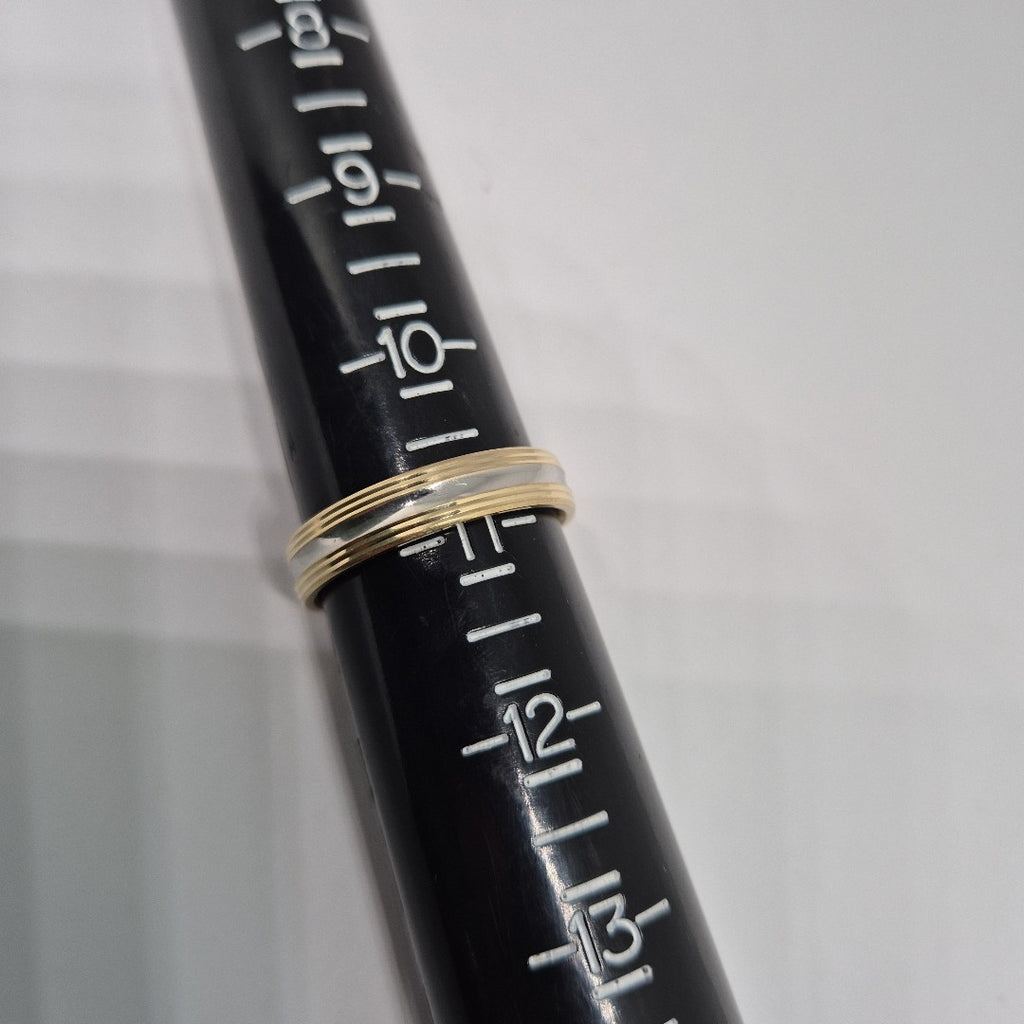ARGOLLA ORO COMBINADO 14 K 3,30 GRMS (SEMINUEVO)