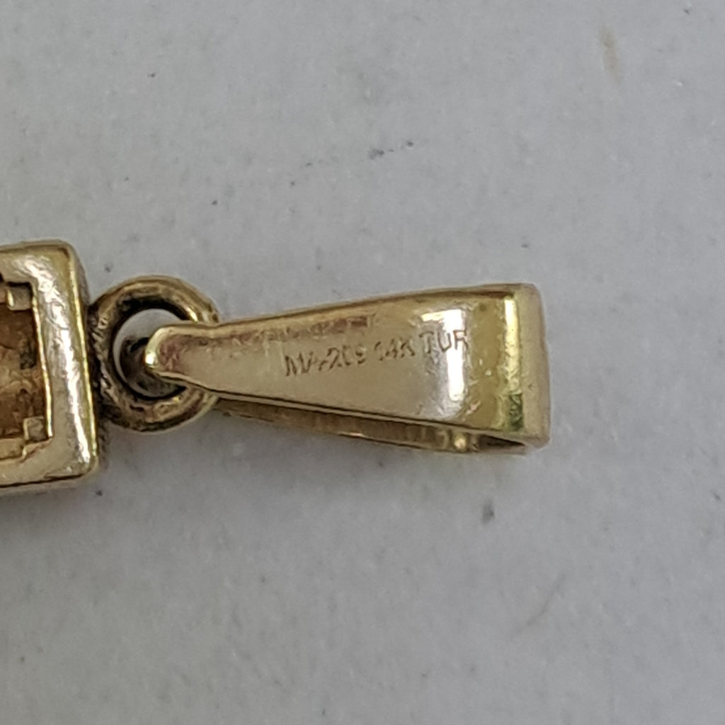 CRUZ, DIJE ORO 14 K 3.6 GRMS (SEMINUEVO)