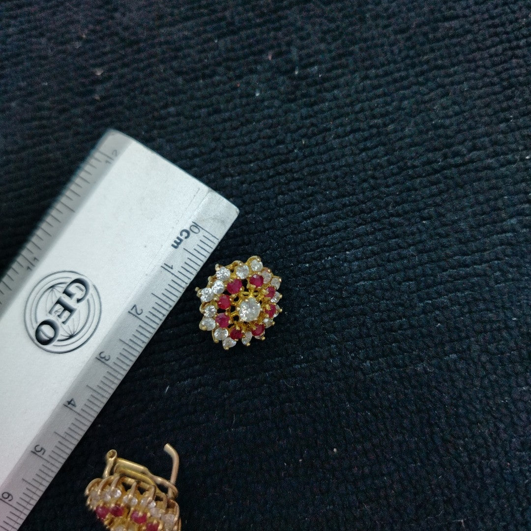 ARETES PAR ORO 8 K 5.3 GRMS (SEMINUEVO)