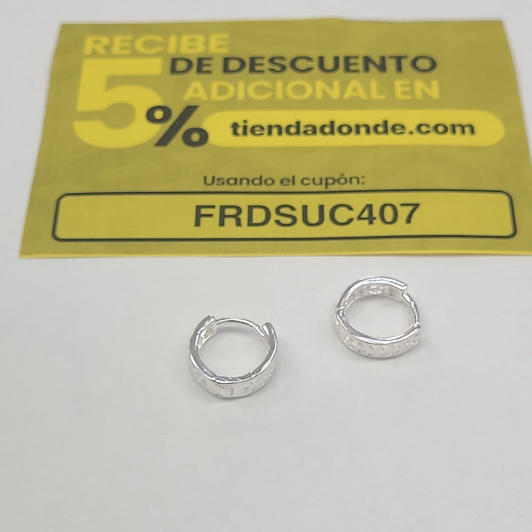 ARRACADAS PLATA .925 2.5 GR (NUEVO)