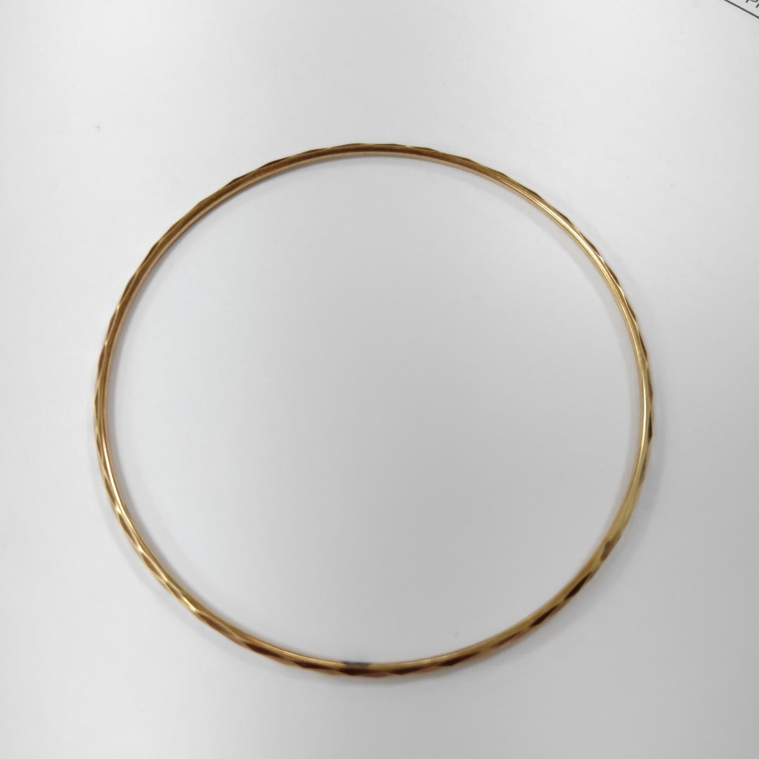 PULSERA RIGIDA ORO 14 K 3,30 GRMS (SEMINUEVO)