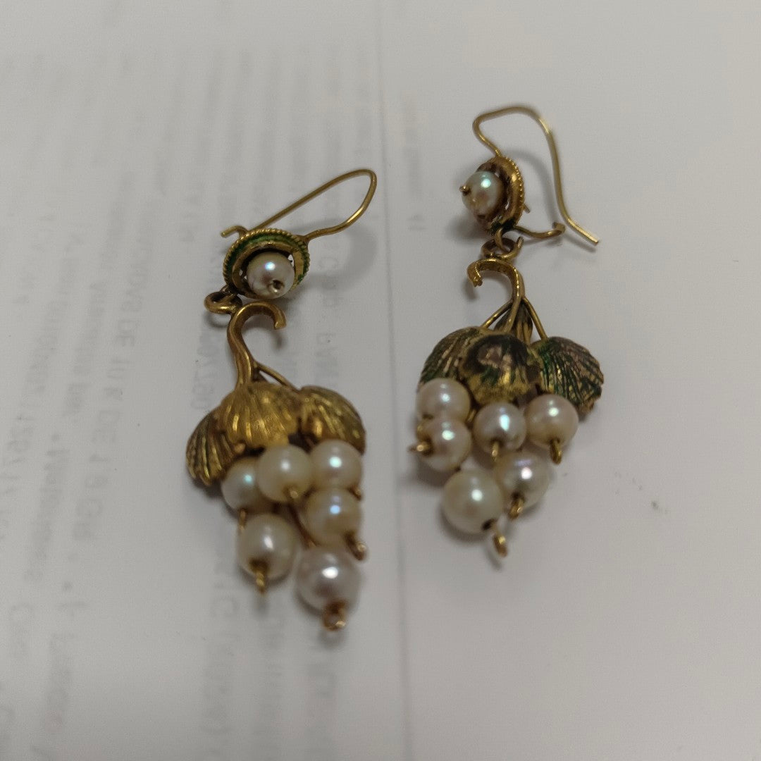 ARETES PAR ORO 10 K 5,90 GRMS (SEMINUEVO)
