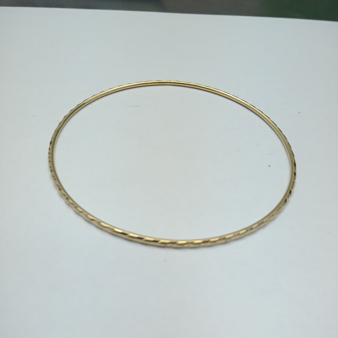 PULSERA RIGIDA ORO 14 K 3.1 GRMS (SEMINUEVO)