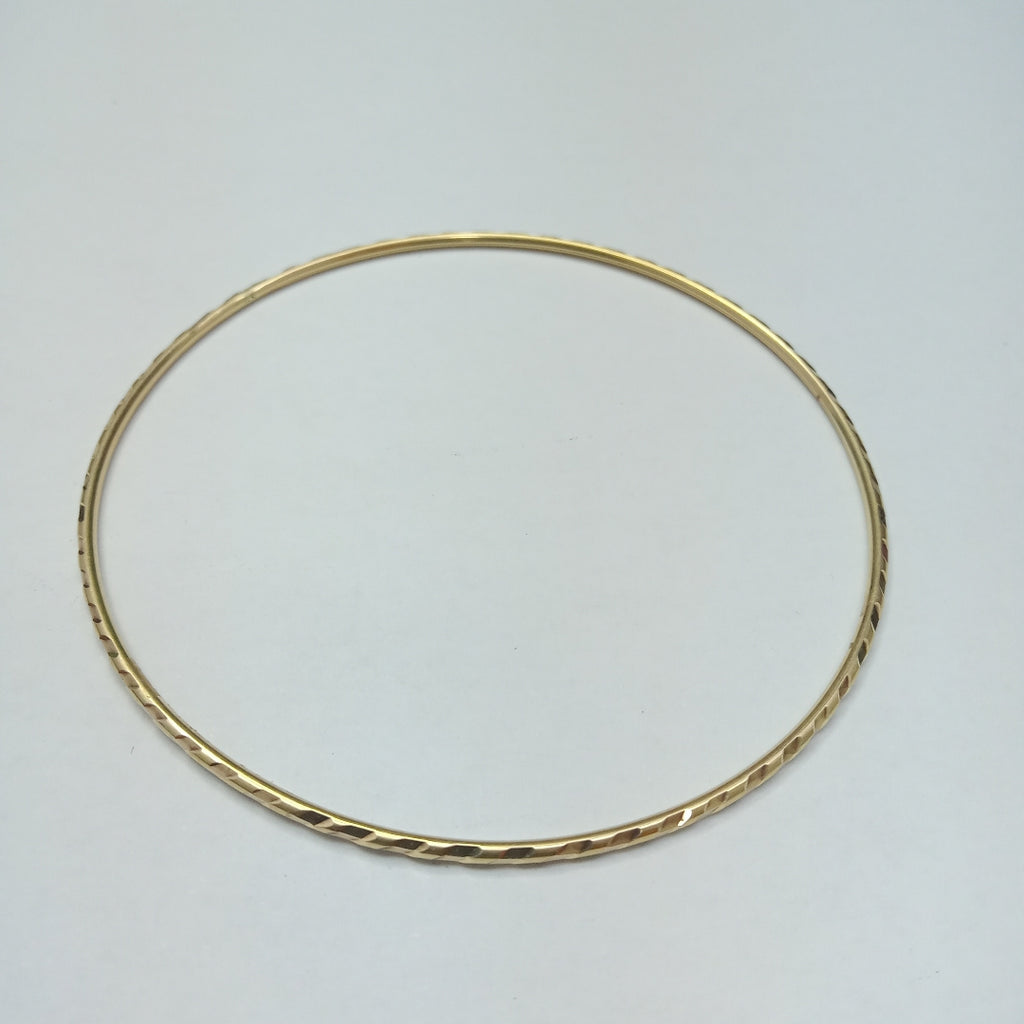 PULSERA RIGIDA ORO 14 K 3 GRMS (SEMINUEVO)