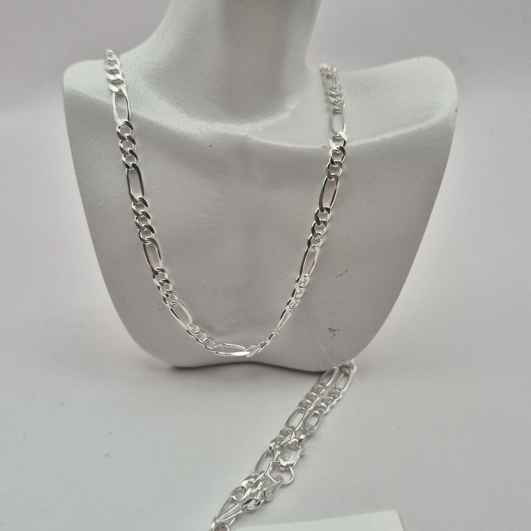 CADENA TEJIDO 3X1 PLATA .925 55 CM 7.7 GR (NUEVO)