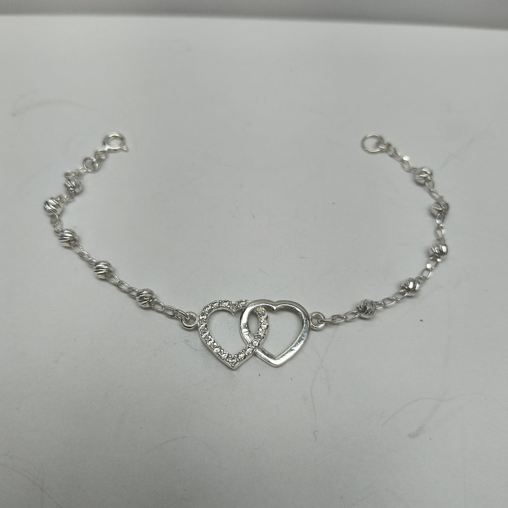PULSERA TEJIDO TEJIDO ESPECIAL PLATA .925 18 CM 4 GR (NUEVO)