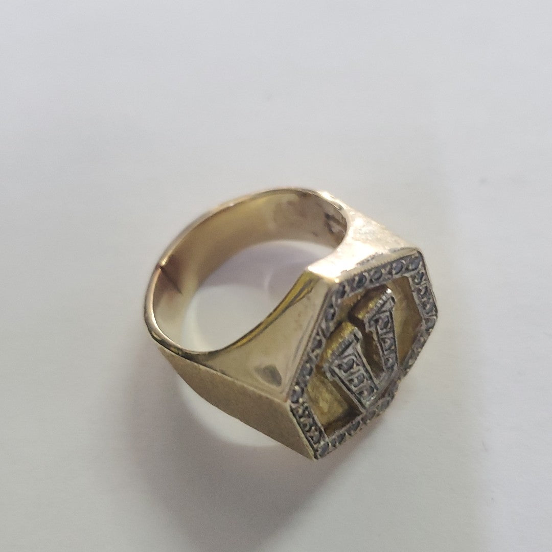 ANILLO ORO 10 K 18.8 GRMS (SEMINUEVO)