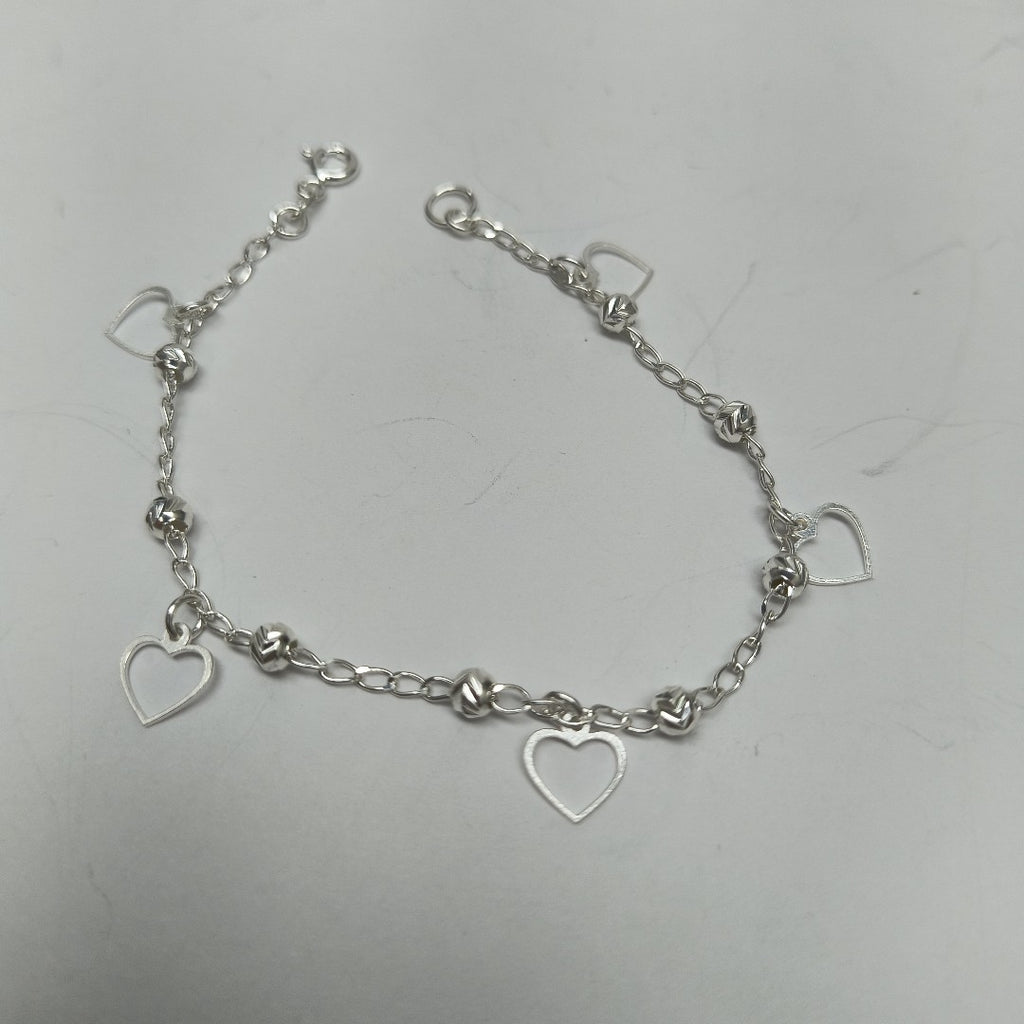 PULSERA TEJIDO ESPECIAL PLATA .925 18 CM 2.7 GR (NUEVO)