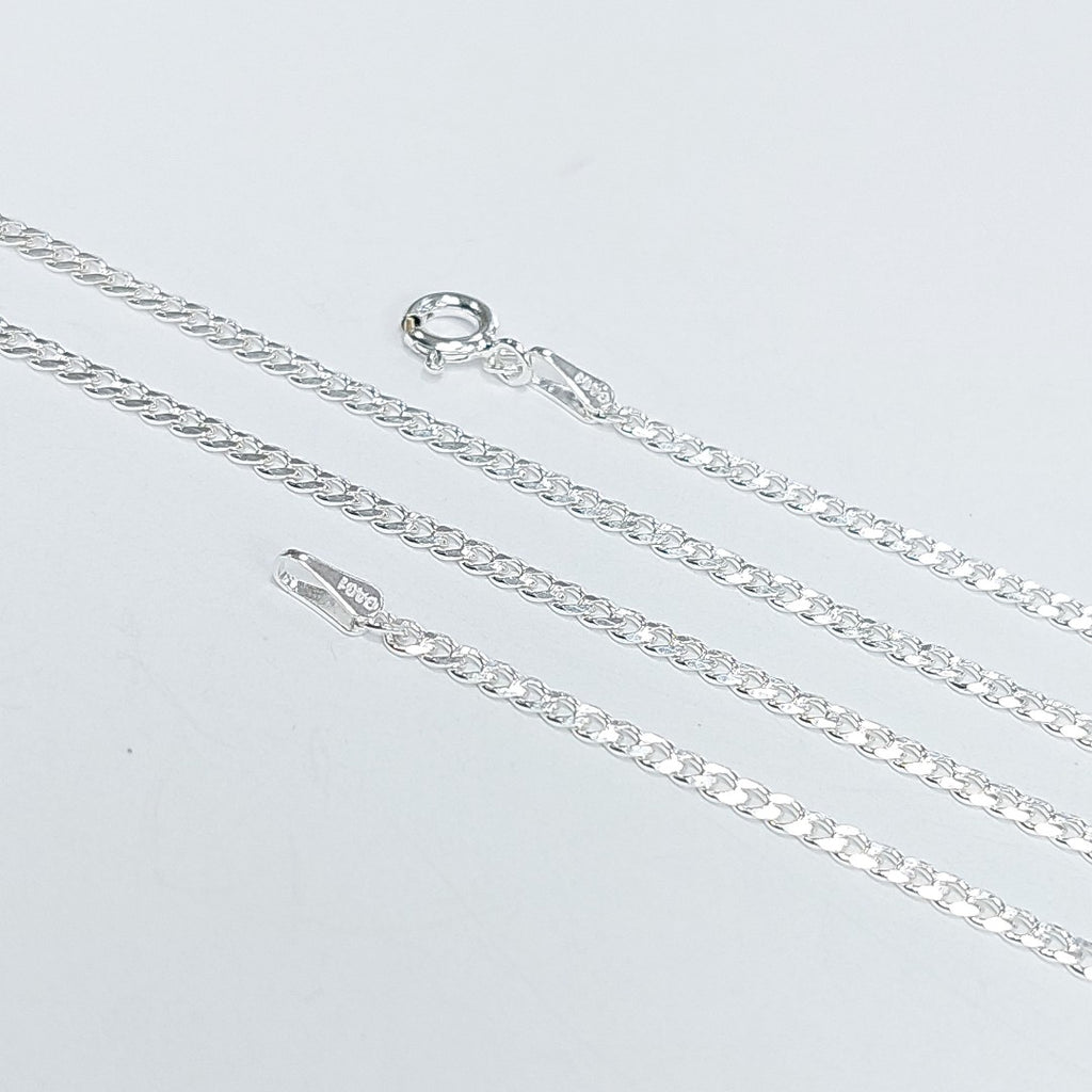 CADENA TEJIDO BARBADO PLATA .925 55 CM 5.2 GR (NUEVO)