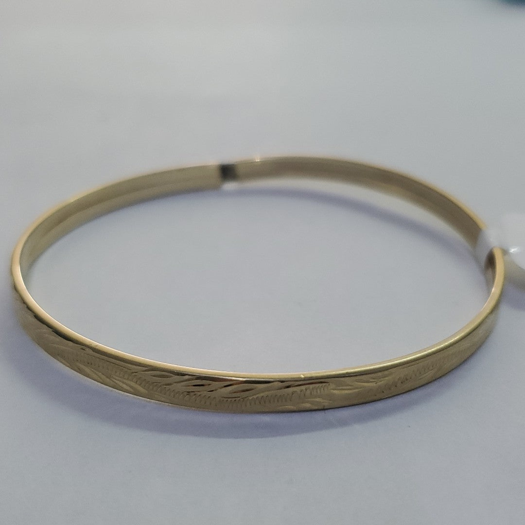 PULSERA RIGIDA ORO 10 K 5.3 GRMS (SEMINUEVO)