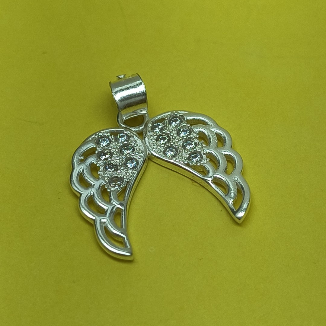 DIJE ALAS C/CIRCONIAS PLATA .925 2.2 GR (NUEVO)