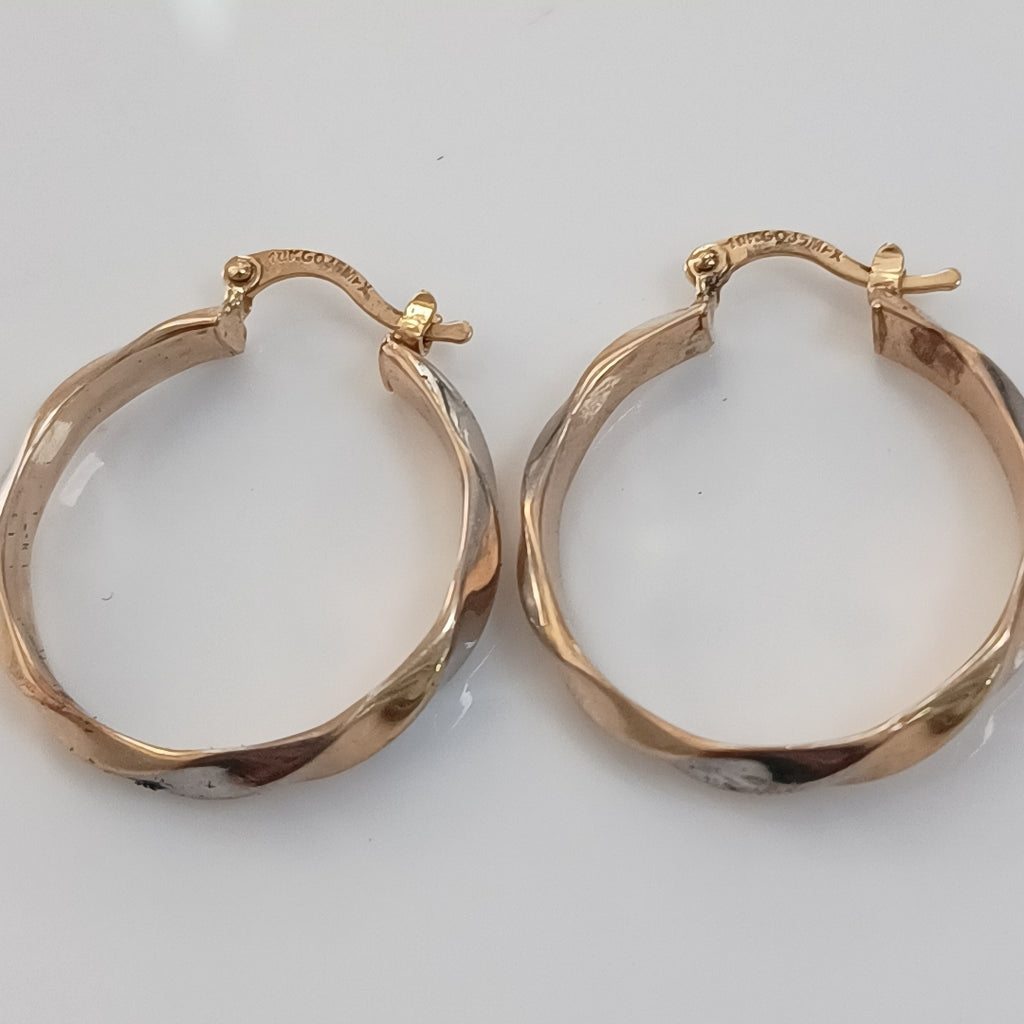 ARRACADAS PAR ORO 10 K 2.7 GRMS (SEMINUEVO)