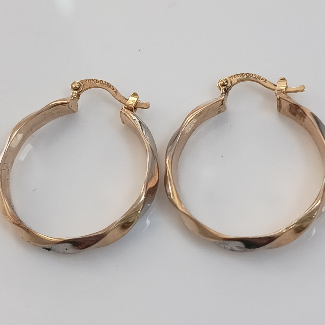 ARRACADAS PAR ORO 10 K 2.7 GRMS (SEMINUEVO)