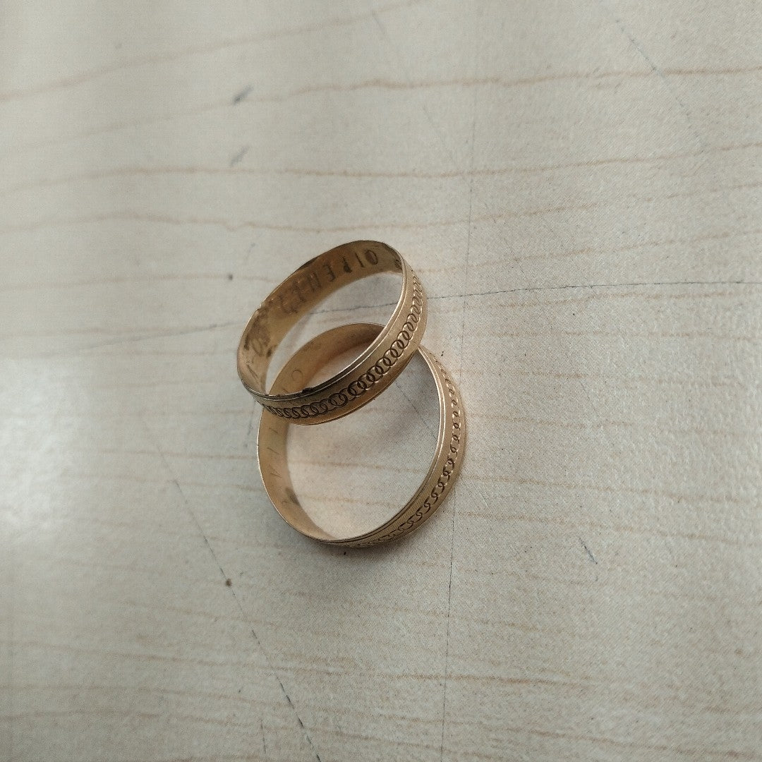 ARGOLLA ORO 14 K 3.5 GRMS (SEMINUEVO)