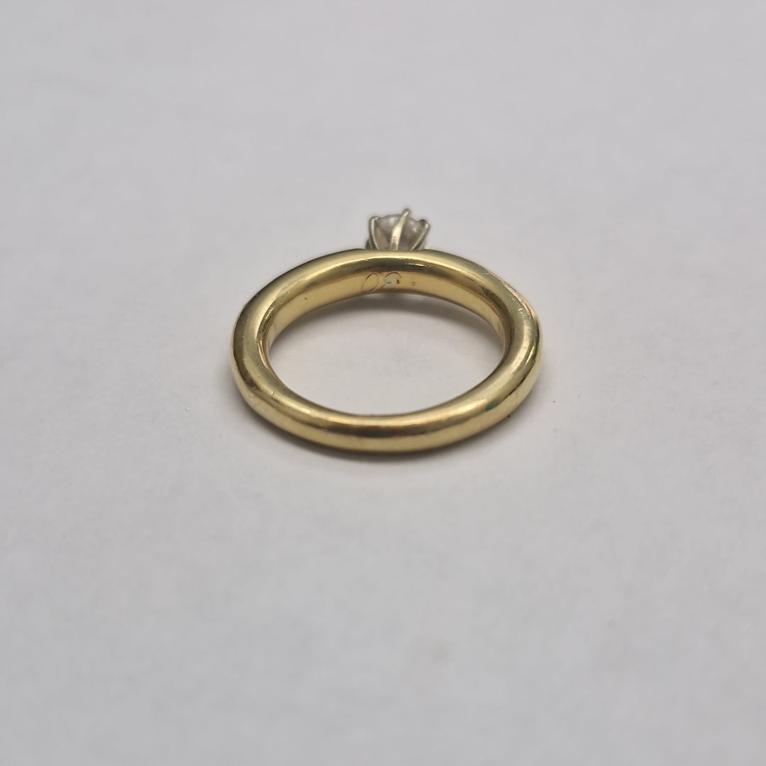 SOLITARIO ORO 14 K 4.3 GRMS (SEMINUEVO)