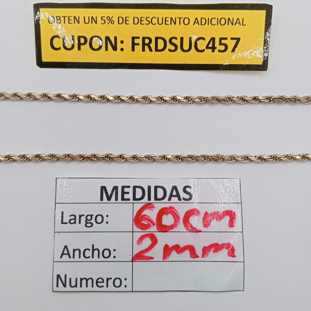 CADENA ORO 10 K 13,70 GRMS (SEMINUEVO)